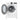 LG W4X7016TWB, 11kg/6kg Washer Dryer, E Rated in White